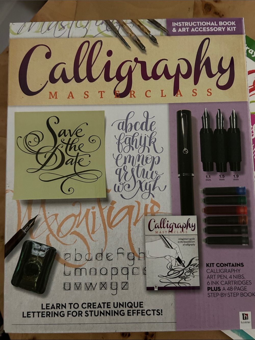 Calligraphy Masterclass Kit & Practice Book - Picture 2 of 6